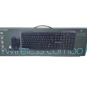 BYTECH BYKBWS100BK BYTECH Wireless Keyboard & Mouse Combo Bundle